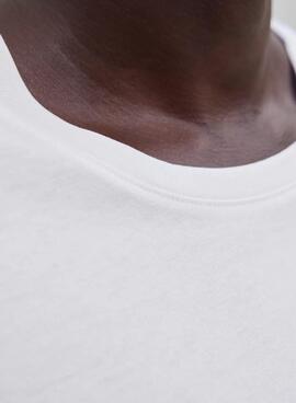 T-Shirt Jack and Jones Corp weiß für Herren