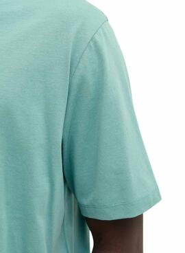 T-Shirt Jack and Jones Corp türkisblau für Herren