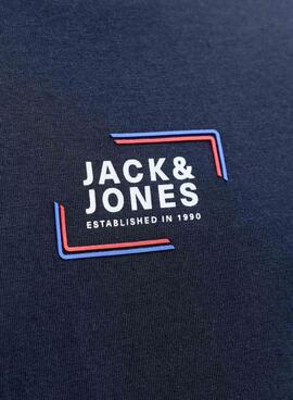 T-Shirt Jack and Jones Corp in Marineblau für Herren.