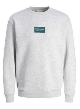 Sweatshirt Jack and Jones Frank grau für Herren