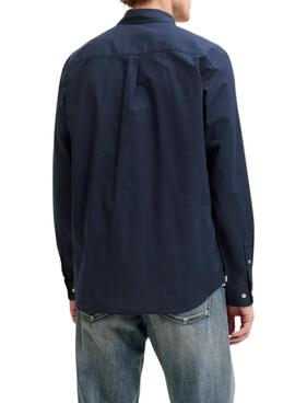 Hemd Jack and Jones Henry in Marineblau für Herren.