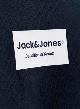 Sweatshirt Jack and Jones Frank in navy blue for Herren.