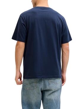 T-Shirt Jack and Jones Frank Marine für Herren