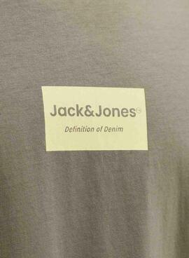 T-Shirt Jack and Jones Frank in Grün für Herren.