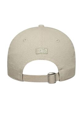 Kappe New Era Cord New York Yankees 9FORTY beige für Damen