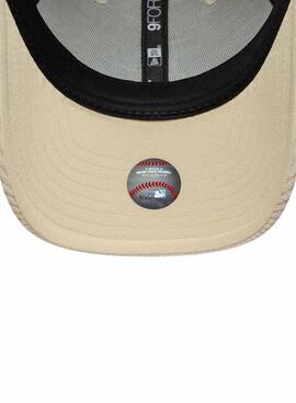Kappe New Era Cord New York Yankees 9FORTY beige für Damen