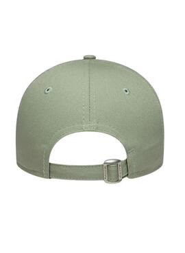 Kappe New Era MLB League Essential New York Yankees 9FORTY grün für Damen