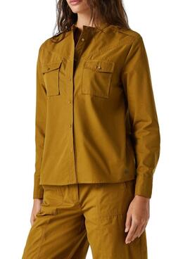 Bluse Pepe Jeans Angy Senf für Damen