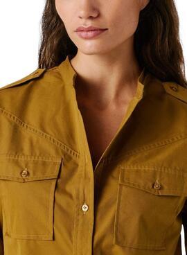 Bluse Pepe Jeans Angy Senf für Damen