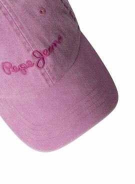 Kappe Pepe Jeans Gia Cap in Rosa für Damen