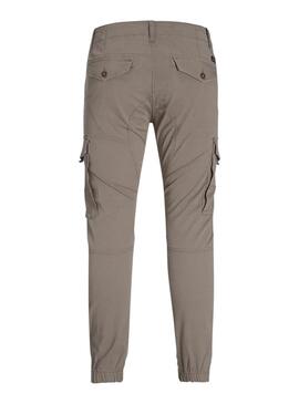 Hose Jack and Jones Paul Cargo beige für Herren