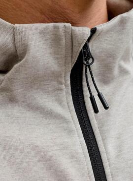 Sweatshirt Jack and Jones Base in Grau für Herren