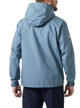 Jacke Helly Hansen Crew Midlayer blau mit Kapuze