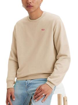 Pullover Levis The Original beige für Herren