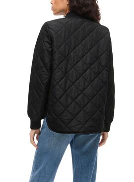 Bomberjacke Vila Vitate schwarz für Damen