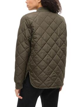 Bomberjacke Vila Vitate in Grün für Damen