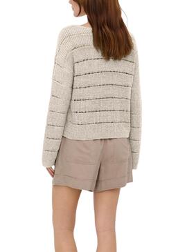 Pullover Only Pamela beige für Damen