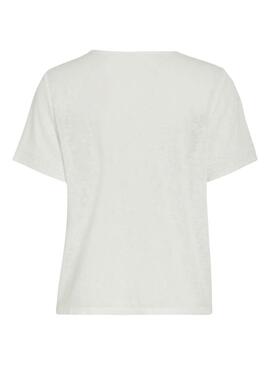 T-Shirt Vila Viensa weiß für Damen
