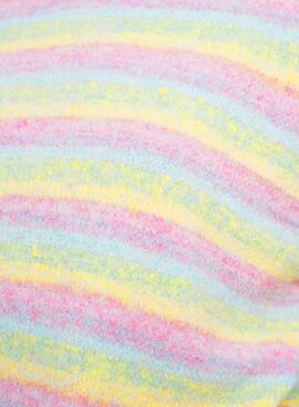 Pullover Only Johanna mit mehrfarbigen Streifen für Damen