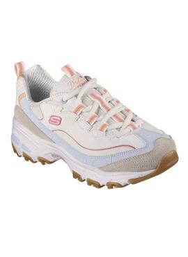 Turnschuhe Skechers D Lites Bold beige für Damen