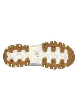 Turnschuhe Skechers D Lites Bold beige für Damen