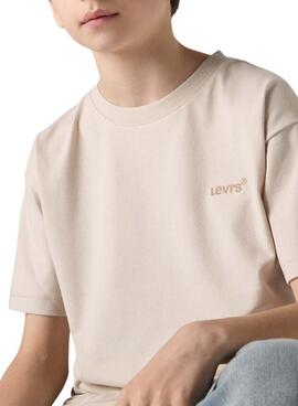 Levis Red Tab Vintage beige Kinder T-Shirt.