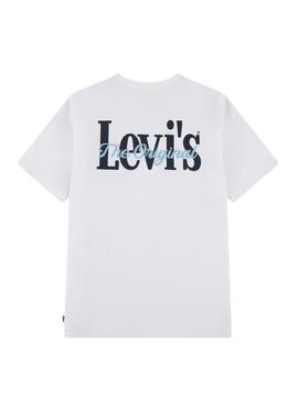 T-Shirt Levis Classic And Clean Weiß für Jungen
