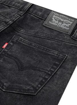Bermuda Levis 511 Slim Fit schwarz für Jungen.