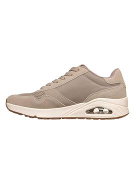 Turnschuhe Skechers Uno Vintage beige für Damen
