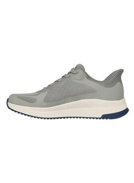Sneakers Skechers Bobs Squad Slip 4 grün für Herren.