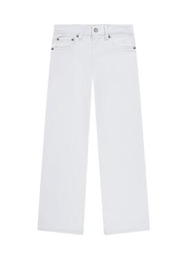 Levis Wide Leg weiße Jeans für Mädchen