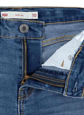 Levis Weite Bein blaue Hose für Mädchen