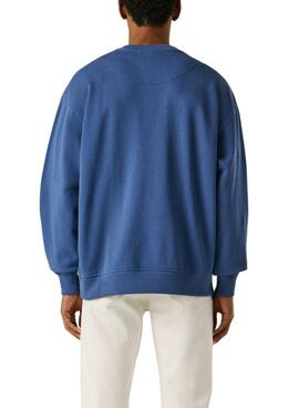Sweatshirt Pepe Jeans Geo blau für Herren