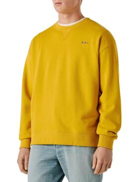 Sweatshirt Pepe Jeans Geo gelb für Herren