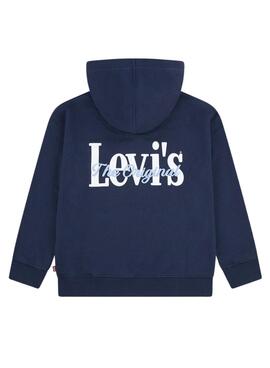 Levi's Classic And Clean Sweatshirt in Marineblau für Jungen und Mädchen.