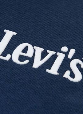 Levi's Classic And Clean Sweatshirt in Marineblau für Jungen und Mädchen.