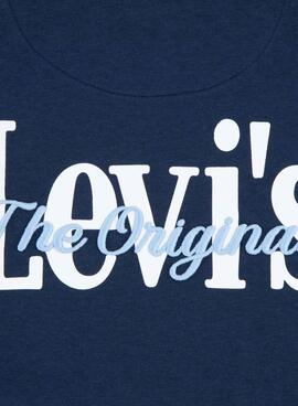 Levi's Classic And Clean Sweatshirt in Marineblau für Jungen und Mädchen.