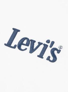 Sweatshirt Levi's Classic And Clean Weiß für Jungen und Mädchen.