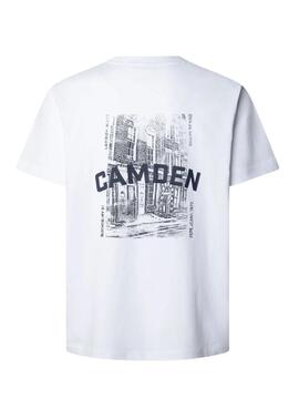 T-Shirt Pepe Jeans Sean Camdem weiß für Herren