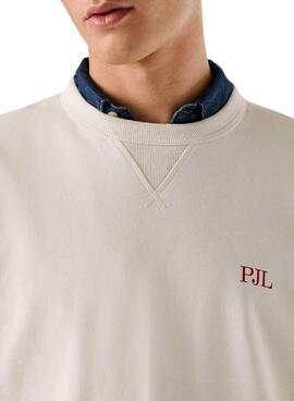 Sweatshirt Pepe Jeans Garret Weiß Elfenbein für Herren
