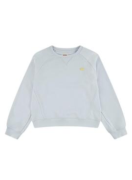Sweatshirt Levis Meet And Greet blau für Mädchen