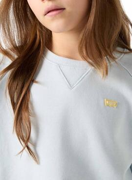 Sweatshirt Levis Meet And Greet blau für Mädchen