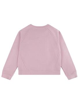 Pullover Levis Meet And Greet rosa für Mädchen