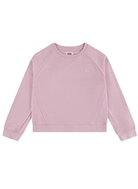 Pullover Levis Meet And Greet rosa für Mädchen