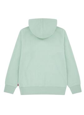 Levis Mini Batwing Hoodie in Grün für Jungen und Mädchen.