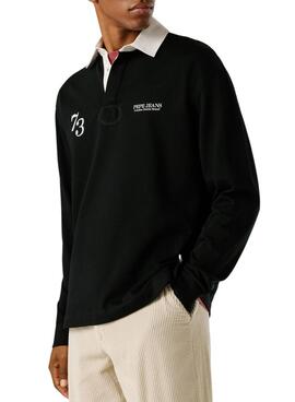 Poloshirt Pepe Jeans Cameron schwarz für Herren.