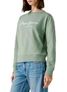 Sweatshirt Pepe Jeans Maty in Grün für Damen