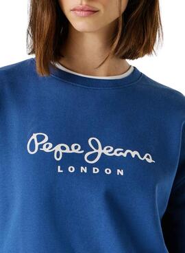 Sweatshirt Pepe Jeans Maty in Blau für Damen