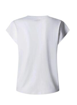 T-Shirt Pepe Jeans Maura weiß für Damen