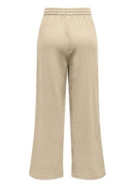 Hose Only Thyra beige für Damen